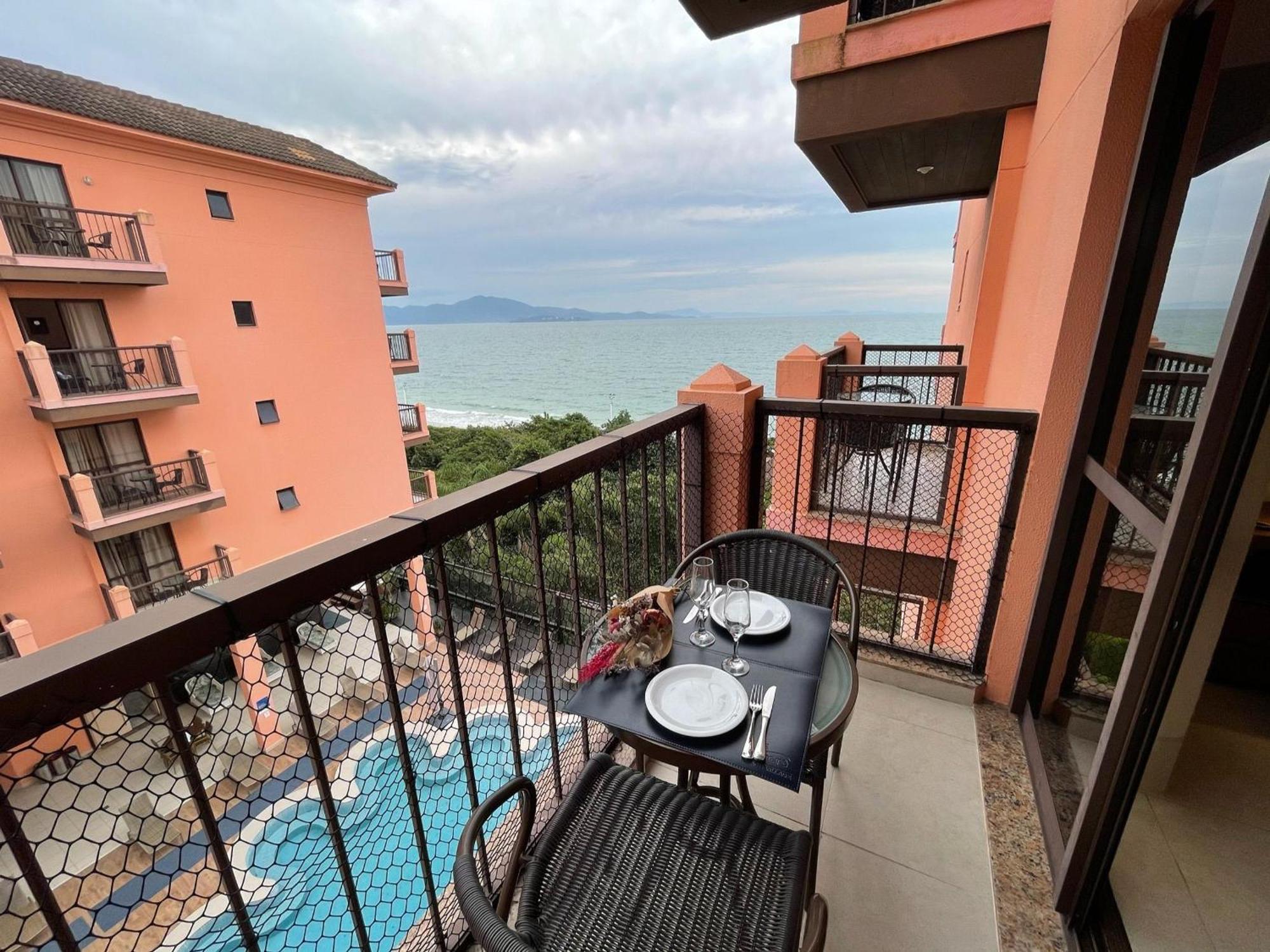 Resort pé na areia - Studios direto com proprietário JBVJR Florianópolis Exterior foto